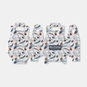 Pine Cones & Pine Needles Waterverf Patroon Bedankdoosjes (Uitgevouwen)