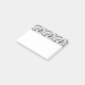 Pine Cones & Pine Needles Winter Pattern Post-it® Notes (Schuin)