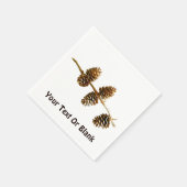 Pine Cones Servetten (Hoek)