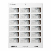 Pine Cones,Snowflakes Kerstmis Etiket (Full Sheet)