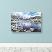 Pine Creek Pass - Sierra Nevada Mountains Canvas Afdruk (Insitu (Houten vloer))
