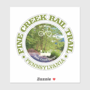 Pine Creek Rail Trail (fietsen c) Sticker