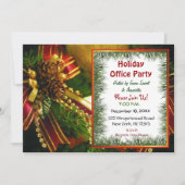 Pine et vaches Invitations Noël (Devant)