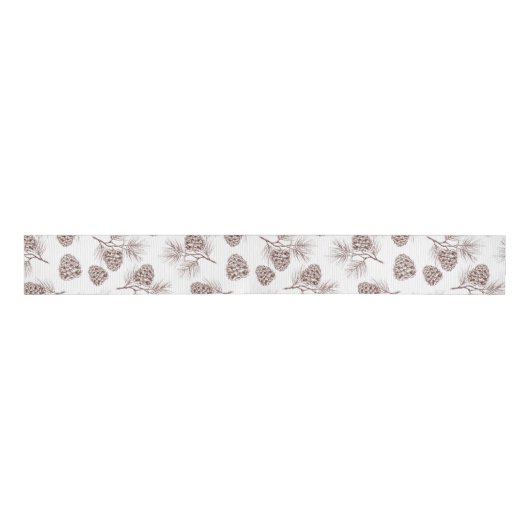 Pine fir kerstboomcedar spruce cons grosgrain lint (Voorkant)
