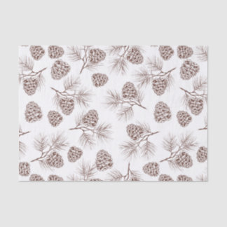 Pine fir kerstboomcedar spruce cons tissuepapier