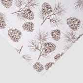 Pine fir kerstboomcedar spruce cons tissuepapier (Detail)