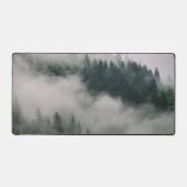 Pine Foggy Forest XXL Grote Extended Desk Mouse Bureaumat (Voorkant)