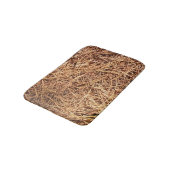 Pine Forest Floor, Pine Needles Badmat (Gekanteld)