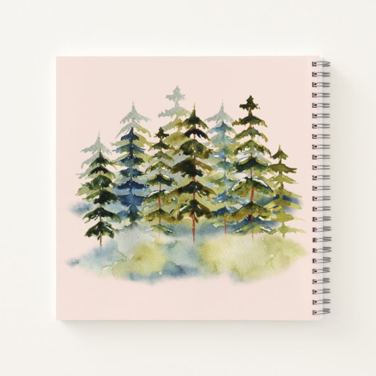 Pine Forest Lake House Gastenboek Notitieboek (Achterkant)