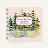  Pine Forest Lake House Gastenboek Notitieboek (Voorkant)