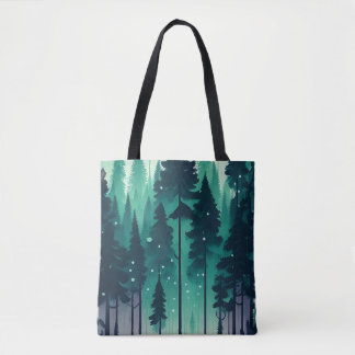 Pine Forest Landscape Draagtas