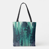Pine Forest Landscape Draagtas (Achterkant)