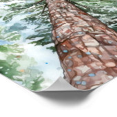 Pine Forest Landscape Home Decor Poster (Hoek)