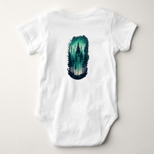 Pine Forest Landscape Romper (Achterkant)