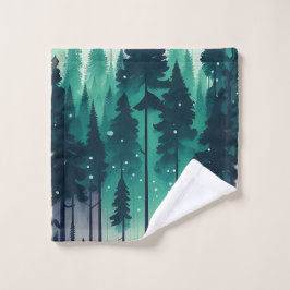 Pine Forest Landscape Washandje