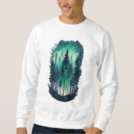 Pine Forest Landschap Sweatshirt