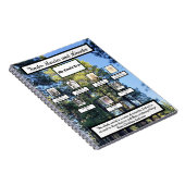 Pine Forest Miracles Quote Family Tree Notitieboek (Rechterzijde)