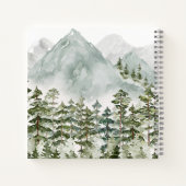 Pine Forest Mountain Cabine Lake House Livre d'or (Dos)