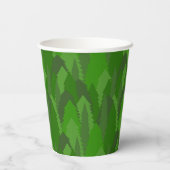 Pine Forest Papieren Bekers (Achterkant)