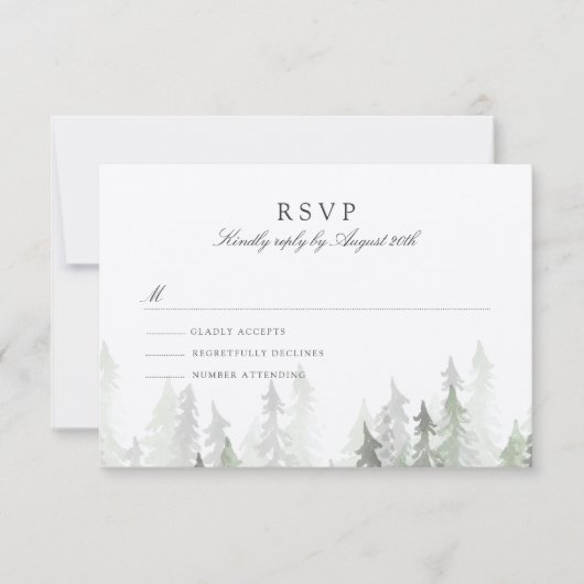 Pine Forest RSVP (Voorkant)