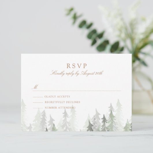 Pine Forest RSVP (Debout devant)