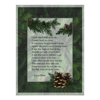 Pine Forest Trees Poster Print Perfect Poster
