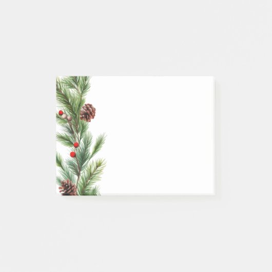 Pine Garland Post-it-Notes Post-it® Notes (Voorkant)
