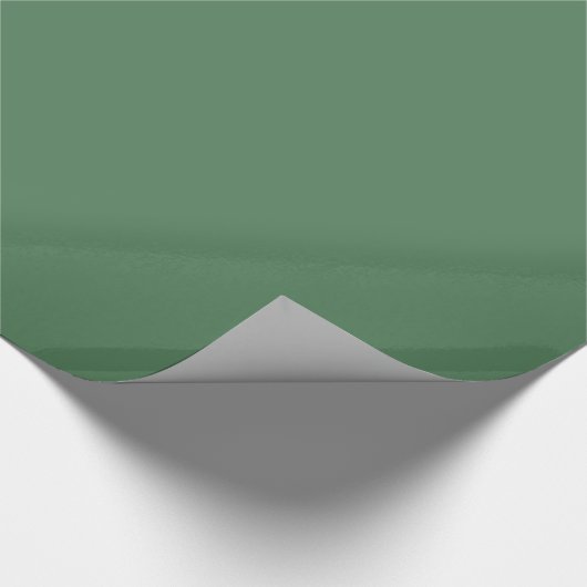 Pine Green Donker Effen Kleur Cadeaupapier (Hoek)