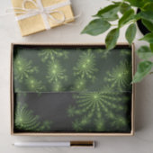 Pine Green Fractal Art Design Tissuepapier (Geschenk)