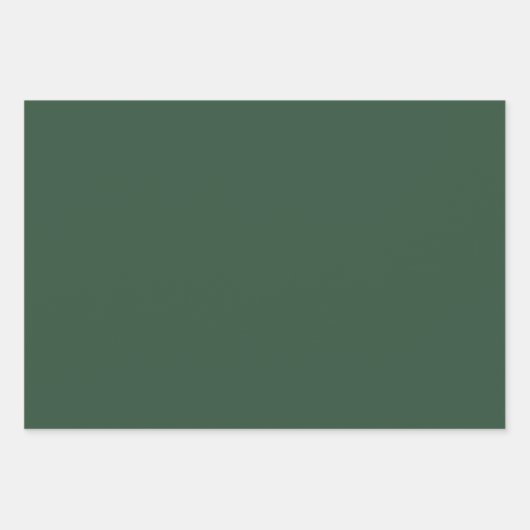 Pine Green Inpakpapier Vel (Voorkant 3)