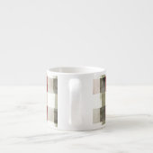 Pine Green Ivory Red Stripes Espresso Kop (Achterkant)