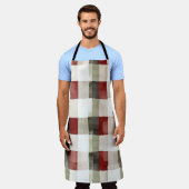 Pine Green Ivory Red Stripes Schort (Gedragen)