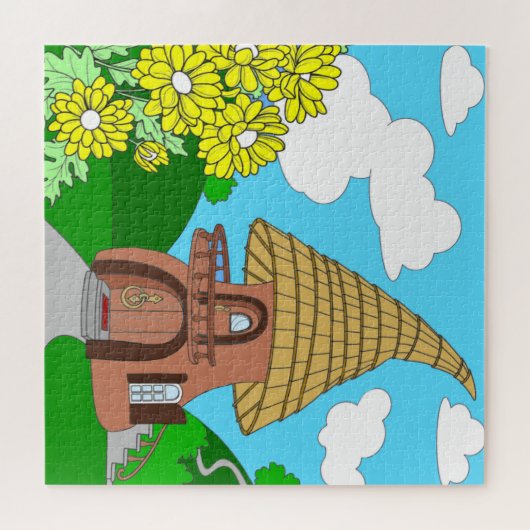 Pine House Jigsaw Puzzle (Horizontal)