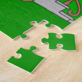 Pine House Jigzaag Puzzle Legpuzzel (Zijkant)