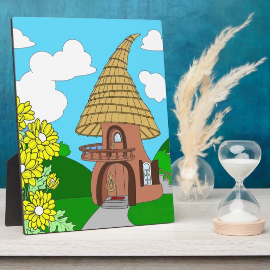 Pine House Plaque Fotoplaat (Zijkant)