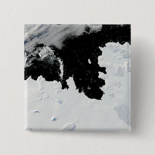 Pine Island Bay in West-Antarctica Vierkante Button 5,1 Cm (Voorkant)
