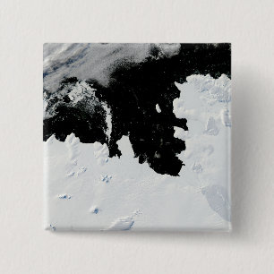 Pine Island Bay in West-Antarctica Vierkante Button 5,1 Cm