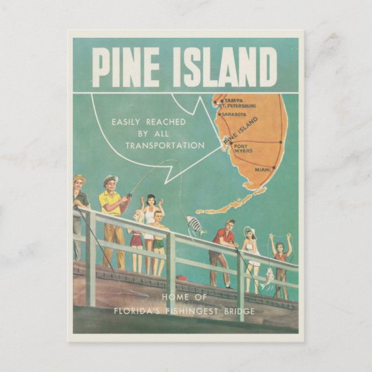 Pine Island en Matlacha Florida Briefkaart (Voorkant)