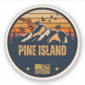 Pine Island, Florida Sticker (Voorkant)
