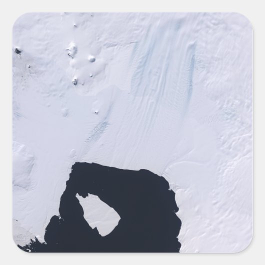 Pine Island Glacier Vierkante Sticker (Voorkant)