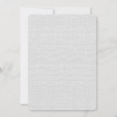 Pine kegels kunst tekening rood grijs bruiloft kaart (Achterkant)