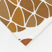 Pine-kegels naadloos patroon fleece deken (Hoek)