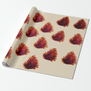 Pine-knuppels, opvulpapier cadeaupapier