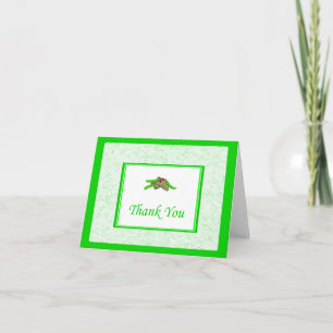 Pine Kone Hartelijk dank voor kaart met groene ran