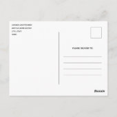 Pine krans met Holly Christmas Briefkaart (Achterkant)