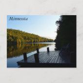 Pine Lake Minnesota Dockside Briefkaart (Voorkant)