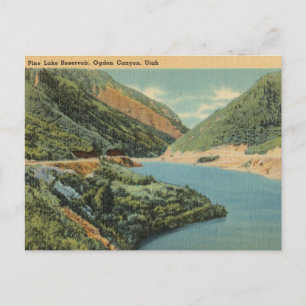 Pine Lake Reservoir, Ogden Canyon, Utah Briefkaart