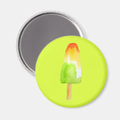 Pine Limoen popsikel pop maakt schattig eten Magneet (Voorkant / Achterkant)