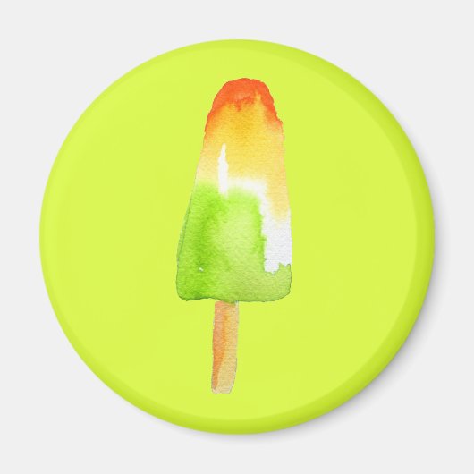 Pine Limoen popsikel pop maakt schattig eten Magneet (Voorkant)