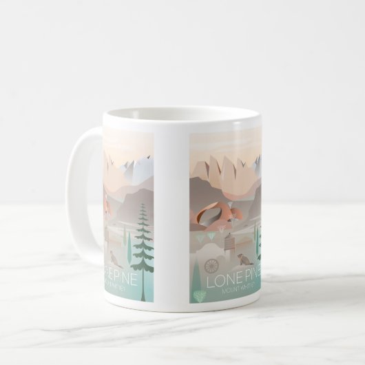 Pine Lone Mount Whitney Mug (Devant gauche)